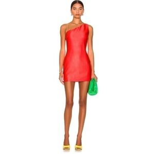 GAUGE81 Nawa Dress In Red - Blood Orange